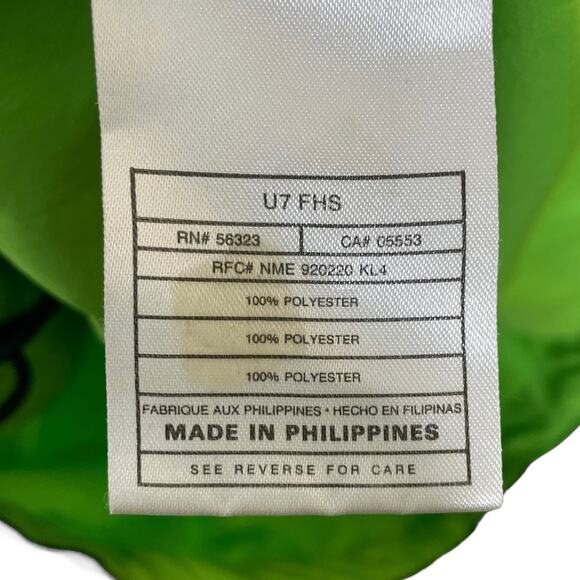 Vintage Y2K Nike Neon Green 1/2 Zip Windbreaker Jacket Running Mens Size Small - Picture 10 of 12